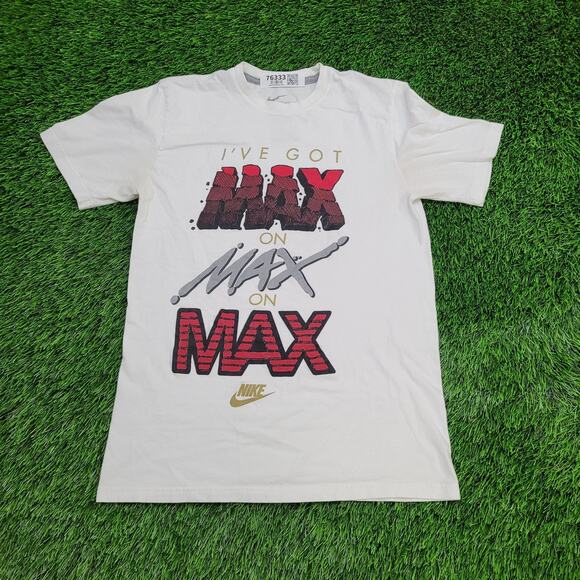 NIKE Air-Max Shirt Small 18x26 White - Picture 1 of 14